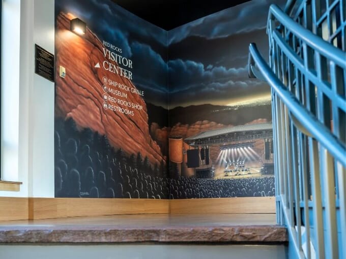 Red Rocks Park Wall Signage